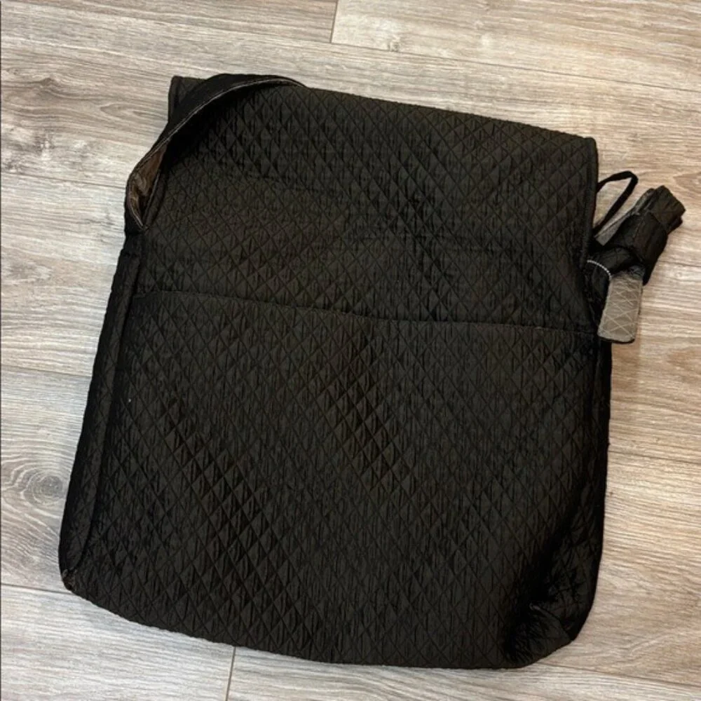 Wrong price Burberry Quilted brown messenger  Bag  with a pouch